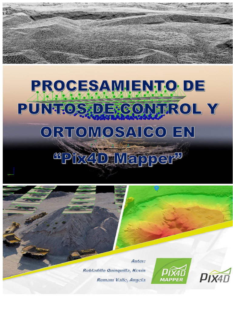 Pengolahan Titik Kontrol Dan Ortomosaik Di Pix4D Mapper | PDF