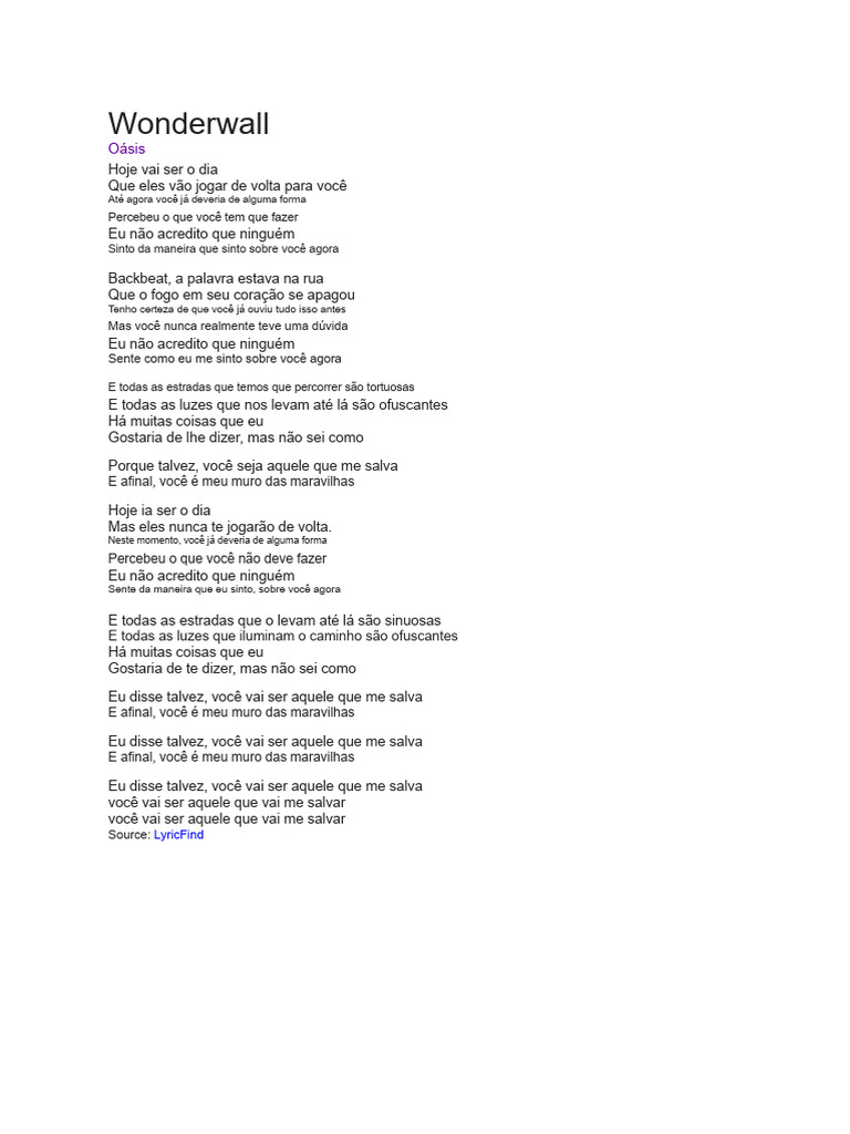 Letras de 