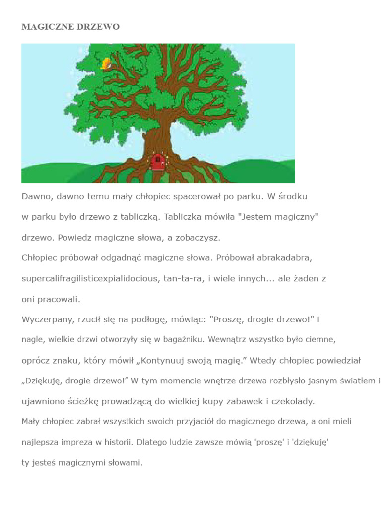 Magiczne Drzewo | PDF