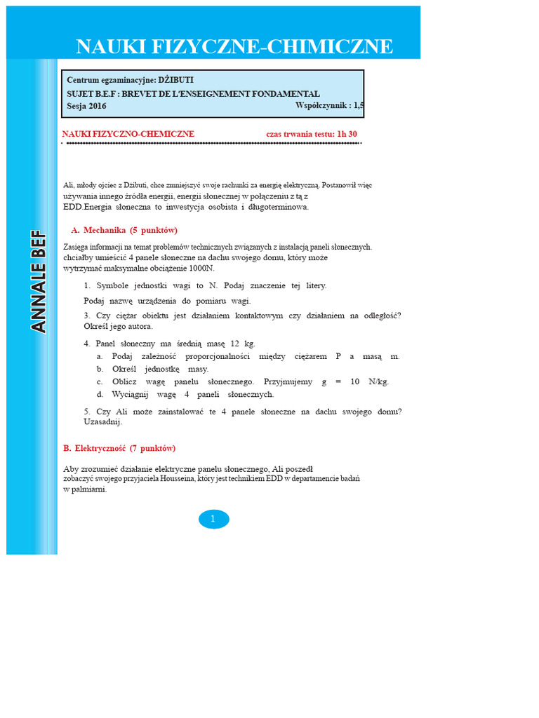 2016 Bef SP Temat | PDF