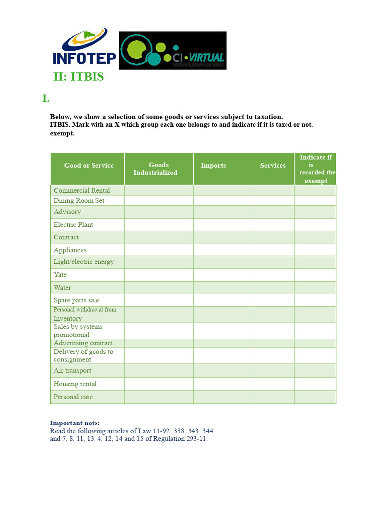 Activity 2 ITBIS Module | PDF | Value Added Tax | Taxes