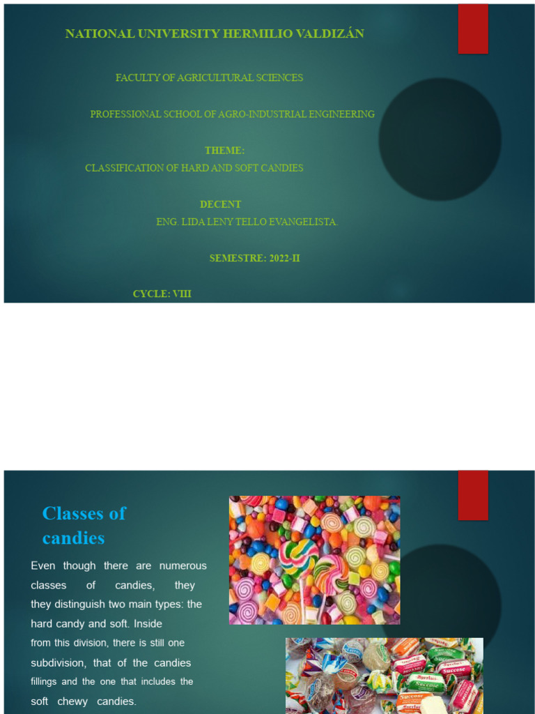 Hard and Soft Candy Classification | PDF | Caramel | Sugar