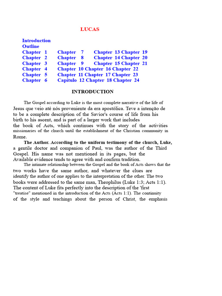 The Gospel of Luke: Overview and Insights | PDF | Acts Of The Apostles ...