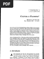 A Cultura e a Filosofia
