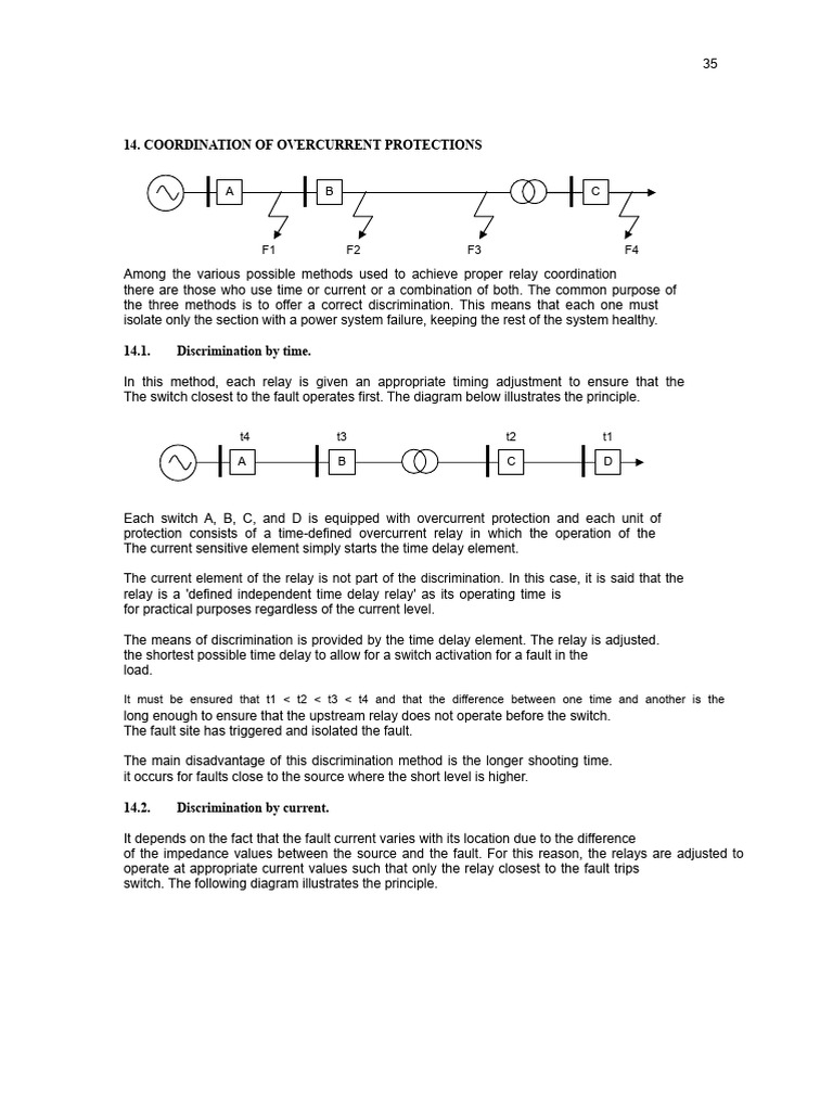 Overcurrent Protection Coordination Methods | PDF | Electrical ...