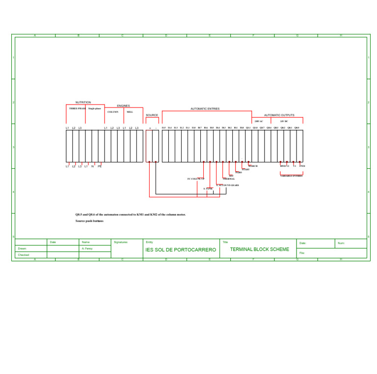 Terminal Block Diagram | PDF | Power (Physics) | Electronic Engineering