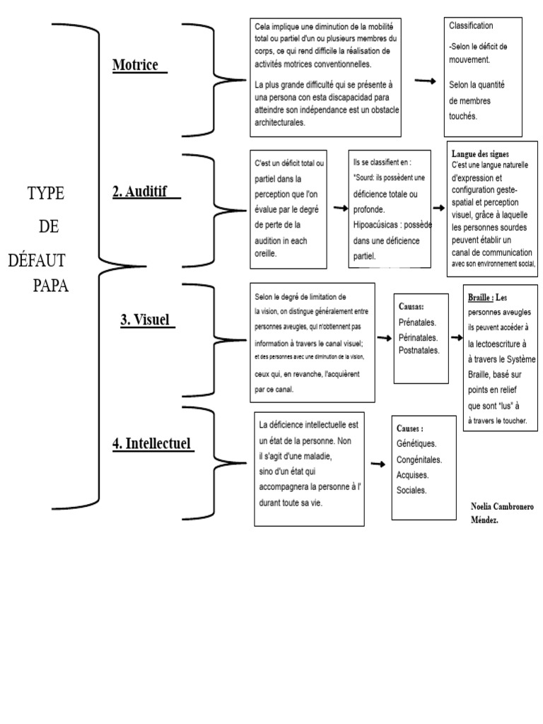 Classification des handicaps et déficiences | PDF | Invalidité ...