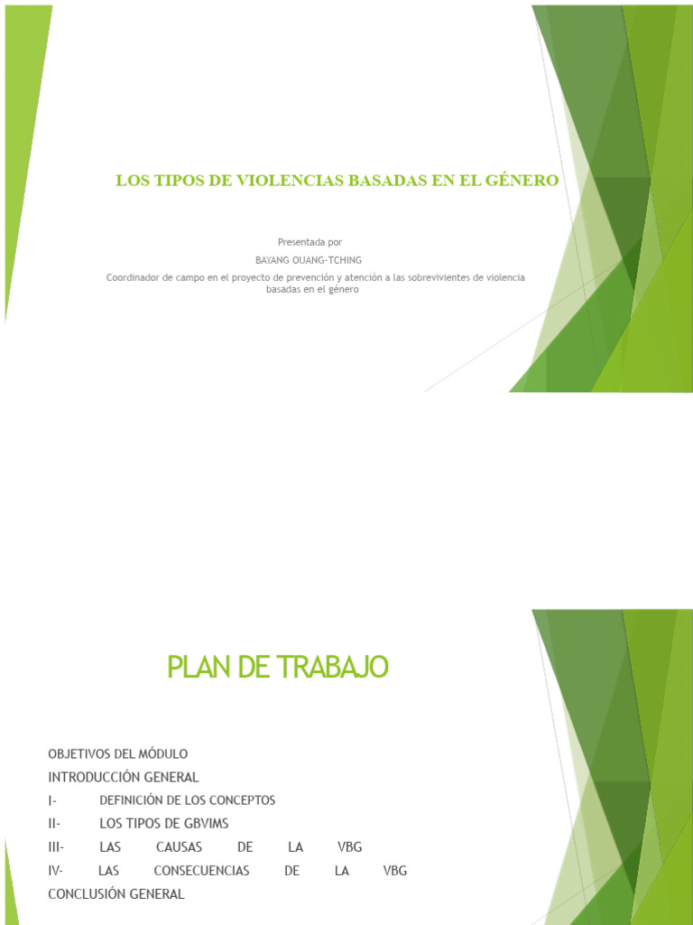 Los Tipos de Violencias Basadas en El Género | PDF | La violencia ...