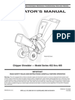 MTD 24A46E729 Chipper-Shredder Owner's Manual