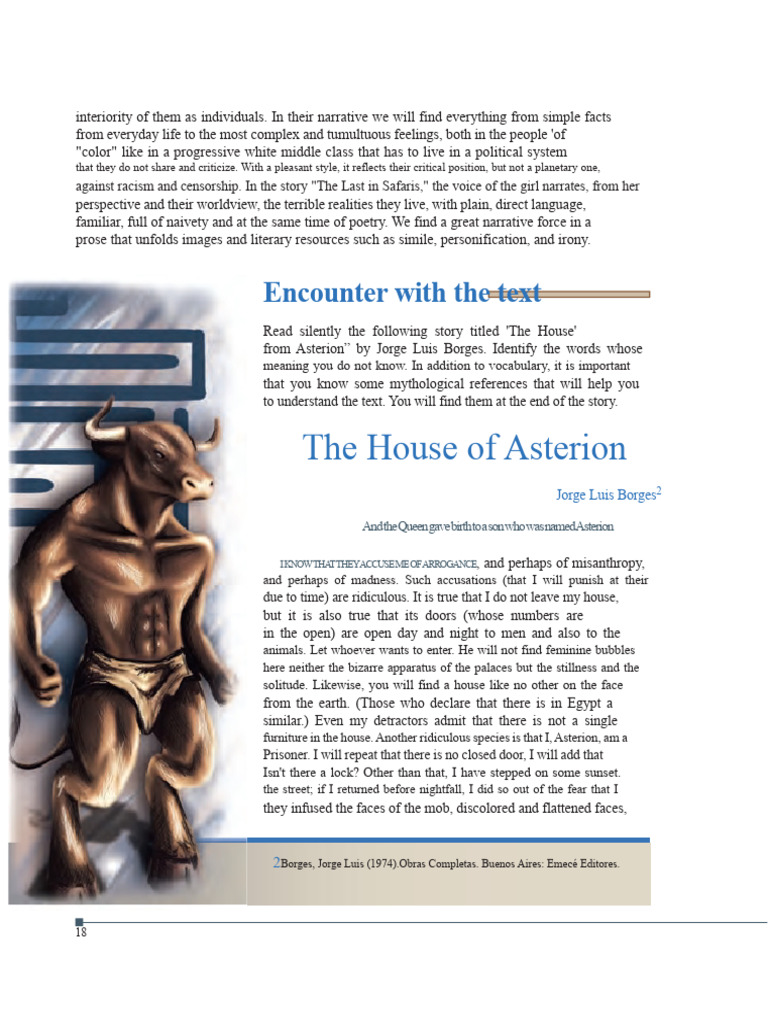The House of Asterion | PDF | Minotaur