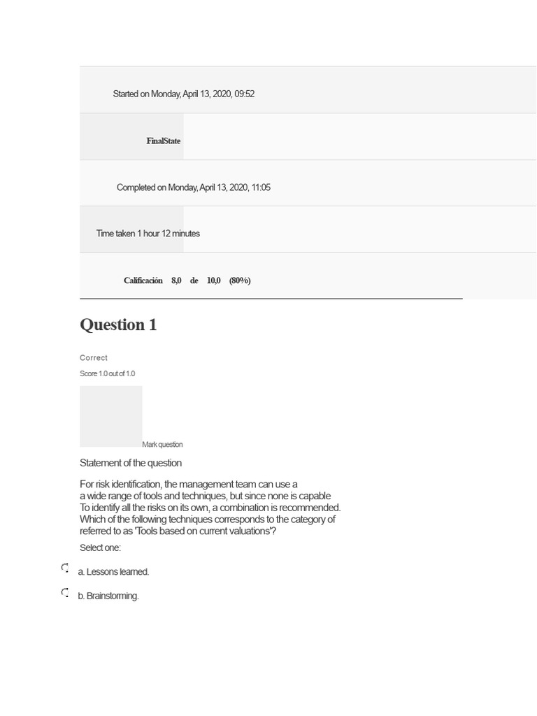 Evaluation C3 Risks in Projects | PDF | Risk