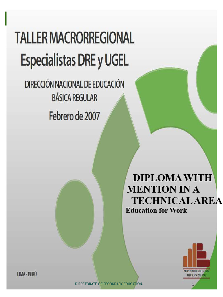 Diploma in Technical Education Skills | PDF | Vocational Education ...