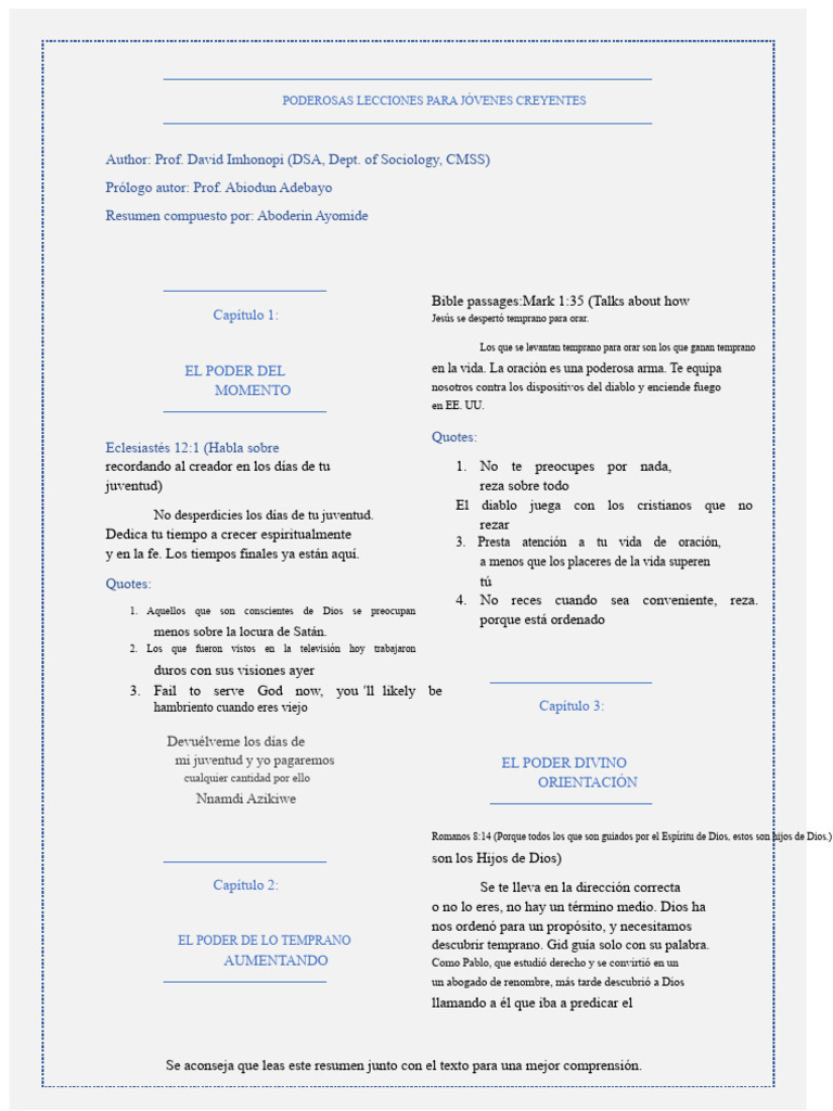 Lecciones de Fe para Jóvenes Creyentes | PDF | Jesús | Cristo (título)