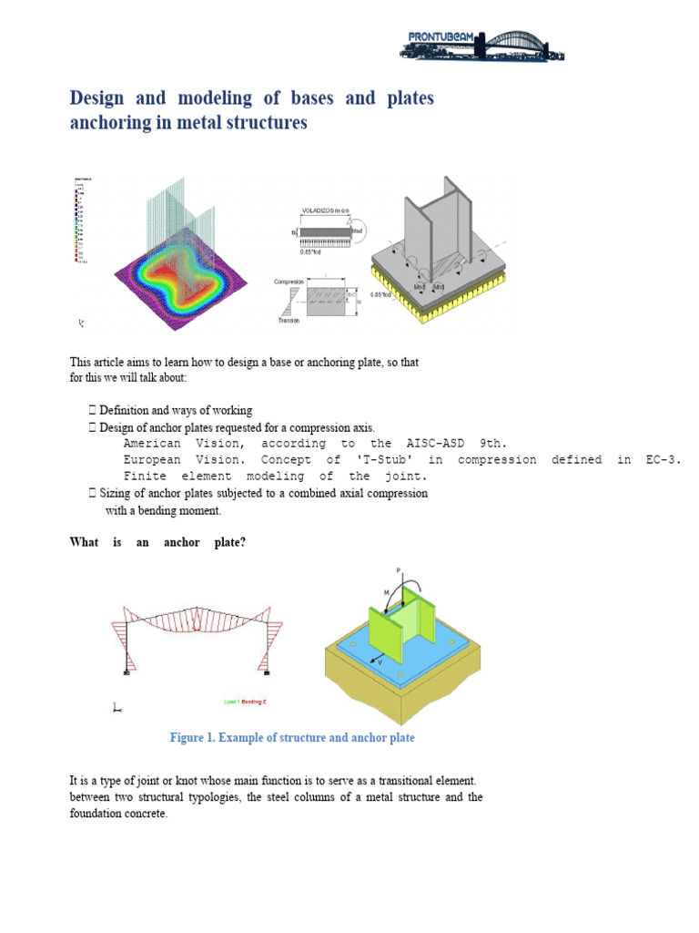 2021-02-20-Design of anchor plates in metal structures_article | PDF ...