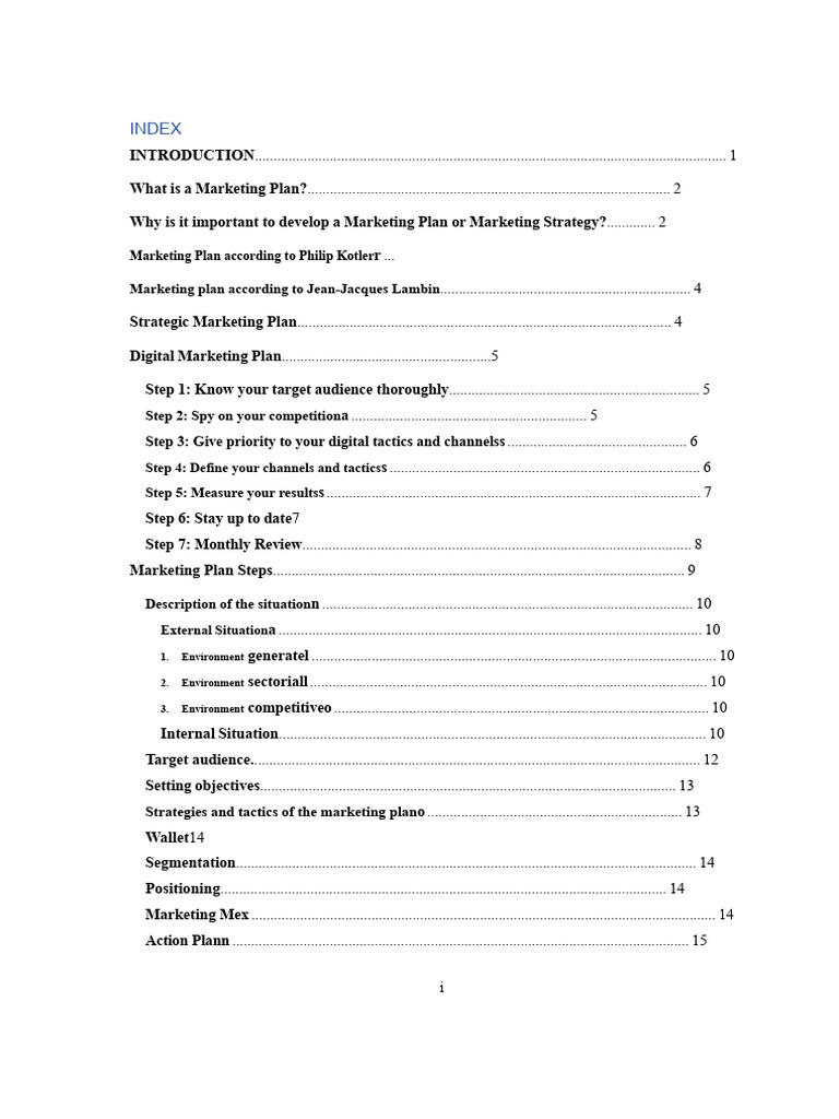 Essential Steps for a Marketing Plan | PDF | Marketing | Marketing Strategy