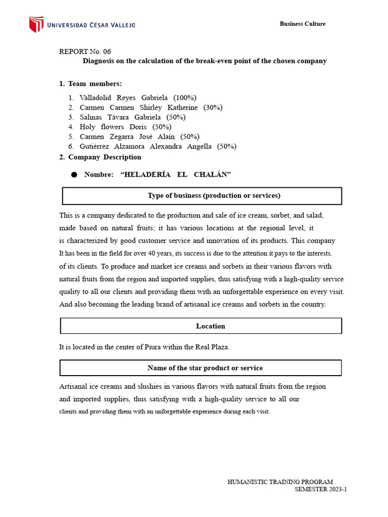 Report Format #06 | PDF | Prices | Economic Equilibrium