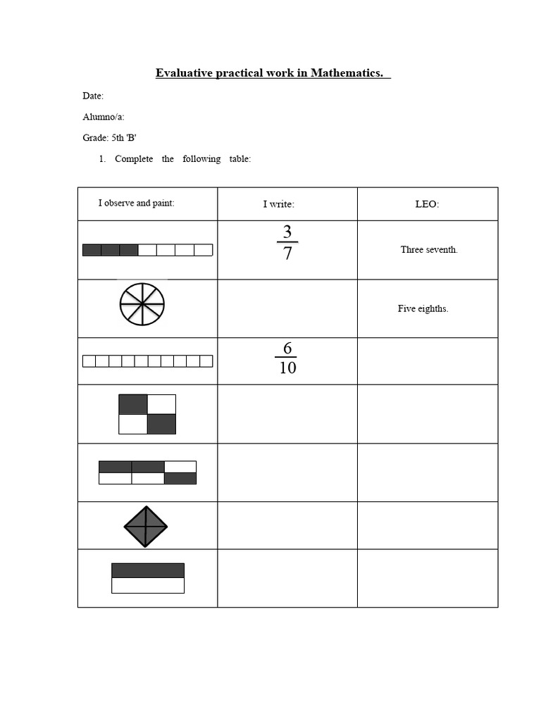 Evaluative Practical Work in Mathematics | PDF