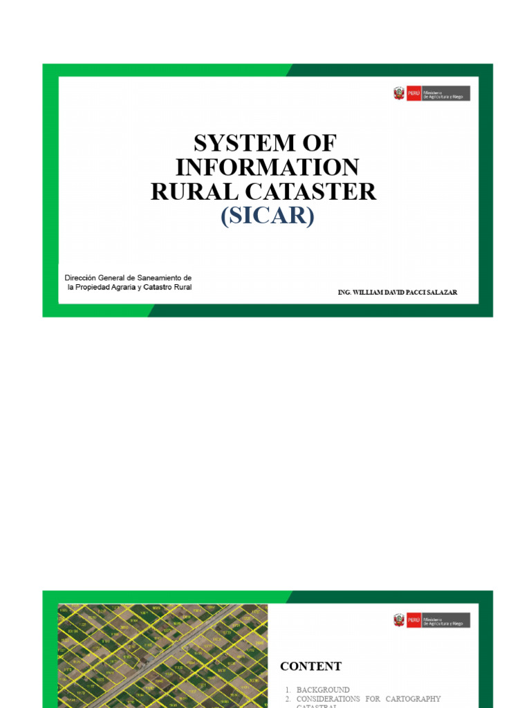 Rural Cadastral Information System Guide | PDF | Geographical ...