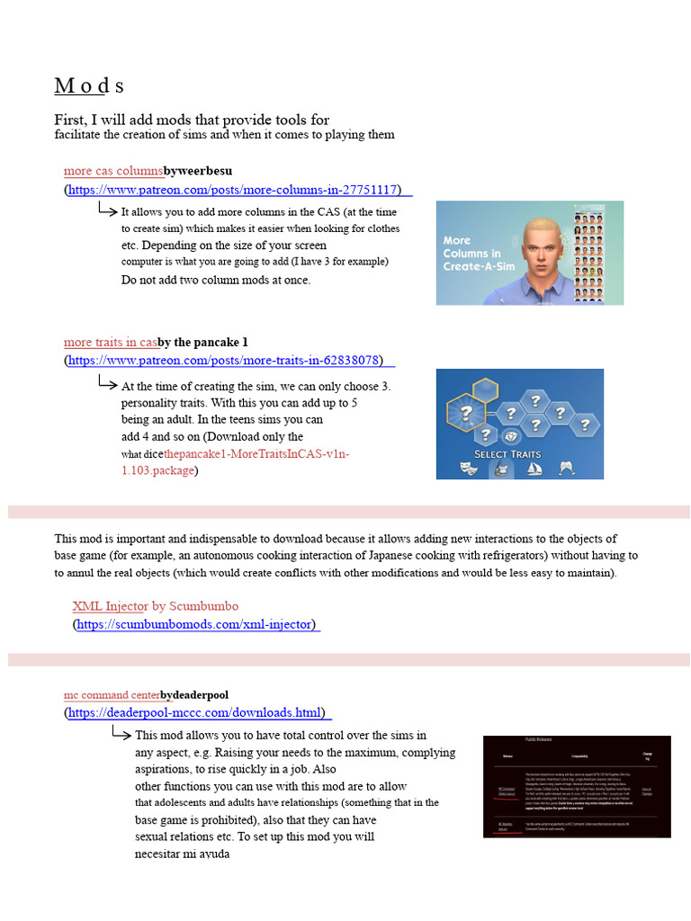 Sims 4 Mods | PDF