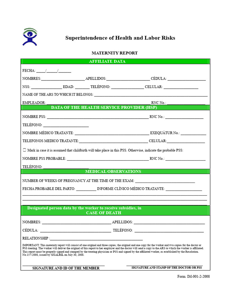 Maternity Report v1.2 PDF | PDF | Medicine | Woman
