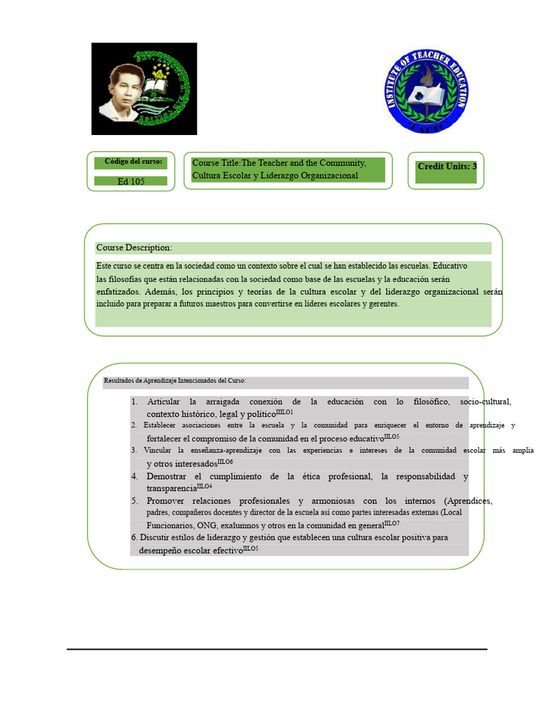 Educación, Comunidad y Liderazgo Escolar | PDF | Escuelas | Socialización