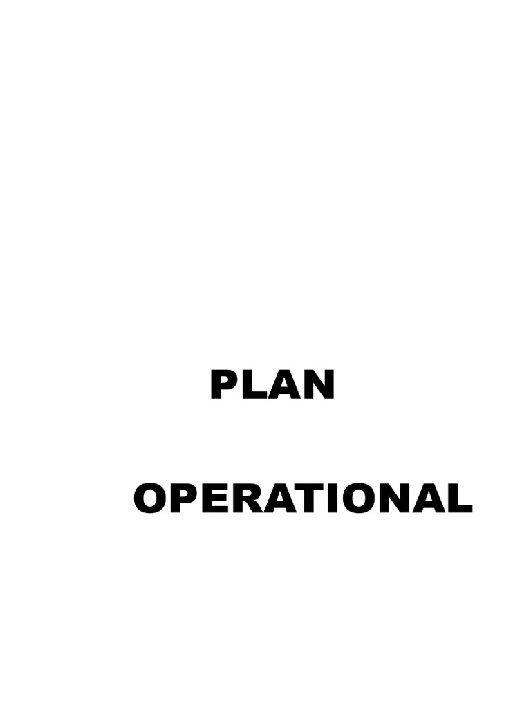 Institutional Operational Plan Overview | PDF | Nursing | Emergency ...