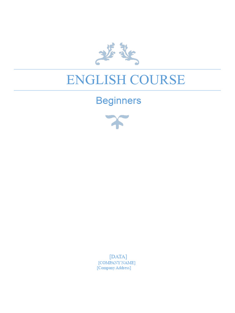 English Course PDF | PDF | English Language | Languages