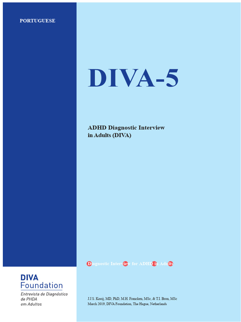 DIVA-5 ADHD Diagnostic Interview Guide | PDF | Attention Deficit ...