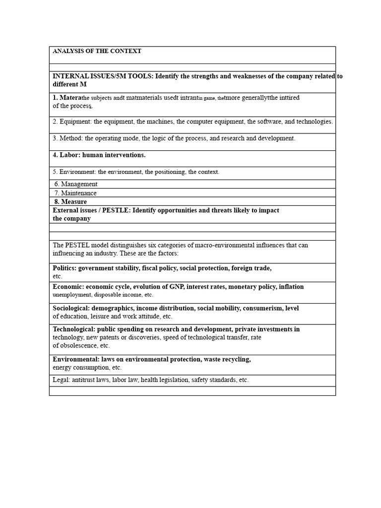 Context Analysis | PDF