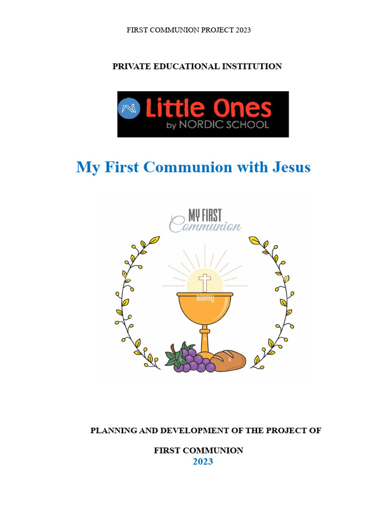 First Communion Project 2023 Guide | PDF | Penance | Confirmation
