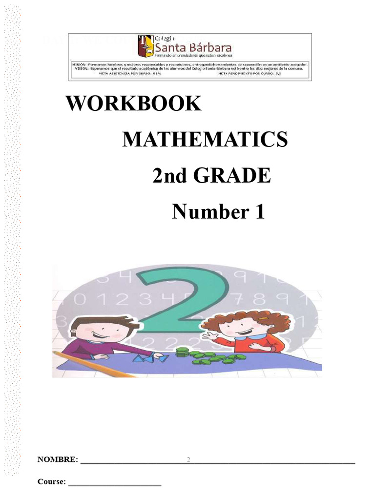 2nd Grade Math Workbook: Counting to 100 | PDF