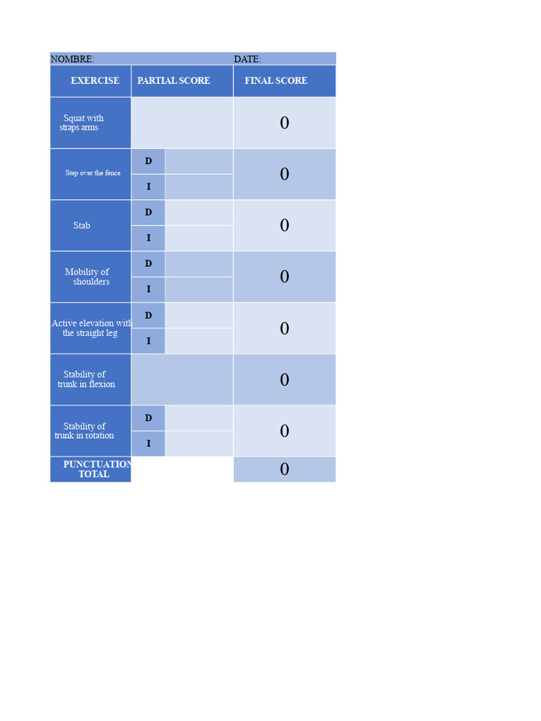 FMS Form | PDF