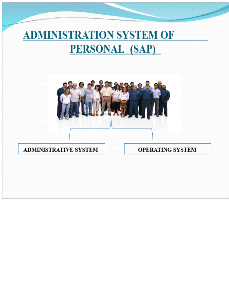 SAP Administrative System Overview | PDF