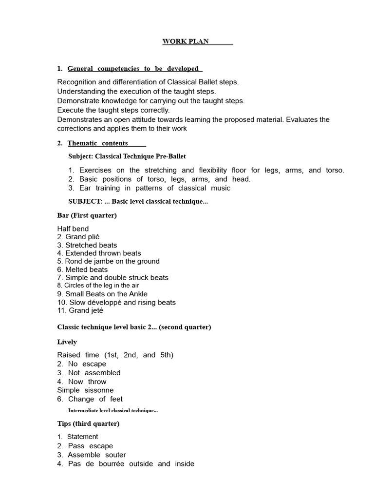 Work Plan | PDF