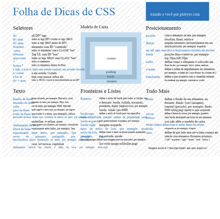 Dicas Essenciais de CSS para Web Design | PDF