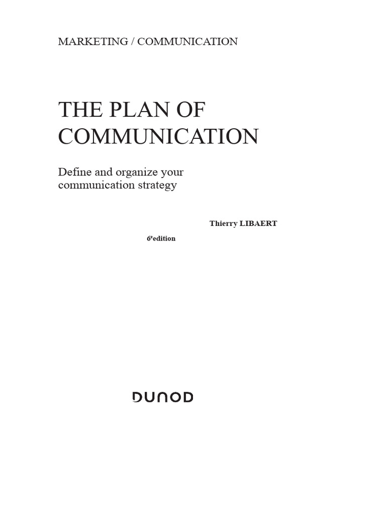Effective Communication Plan Strategies | PDF | Communication | Information