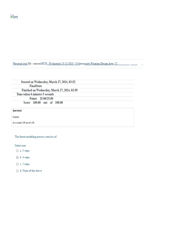 Cybersecurity Evaluation Results 2023 | PDF | Security | Computer Security