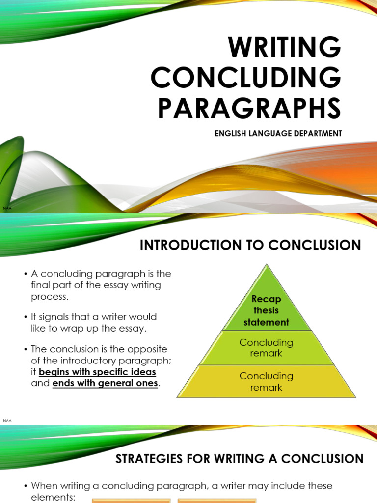 03_Writing Concluding Paragraphs | PDF | Human Communication