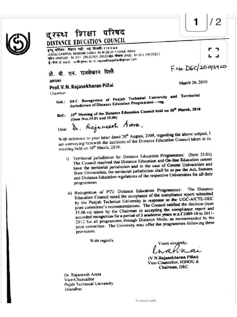 DEC Approval | PDF