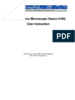 AFM DI 3100 User Instruction