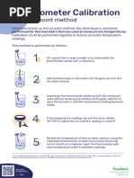 Calibrating Thermometers: Ice-Point Method | PDF | Thermometer ...