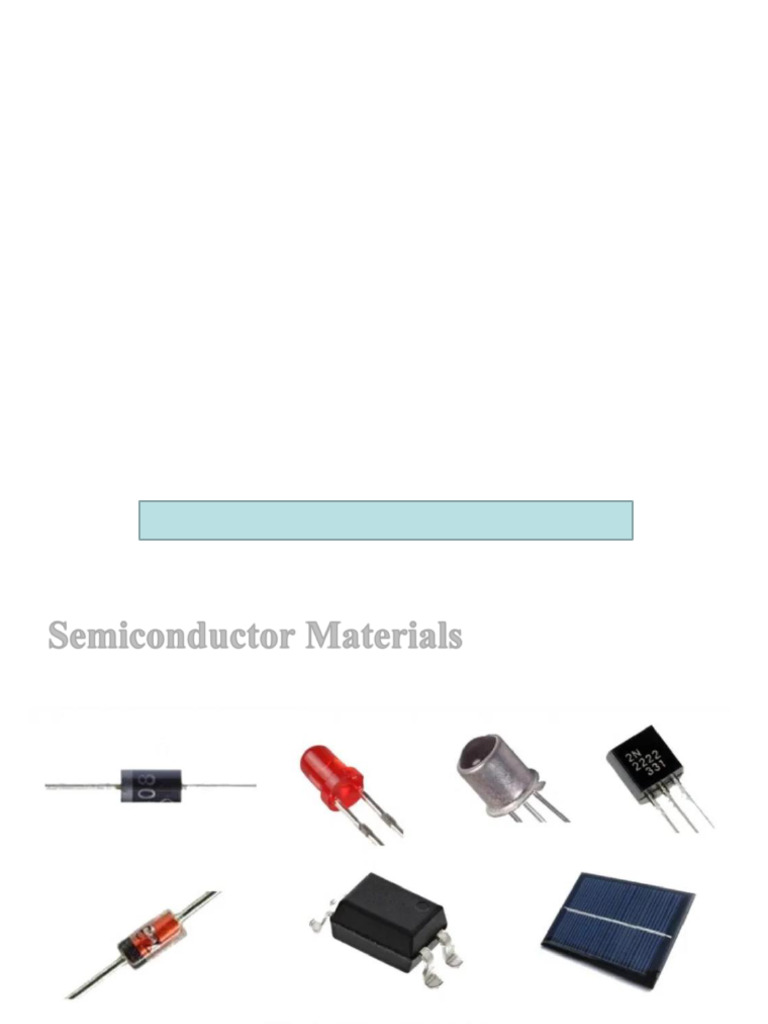 Understanding Semiconductor Materials | PDF | Doping (Semiconductor ...