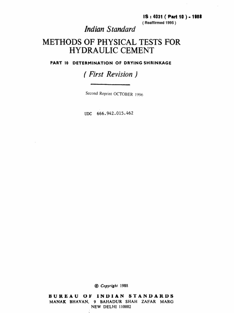 Is 4031 Part 12