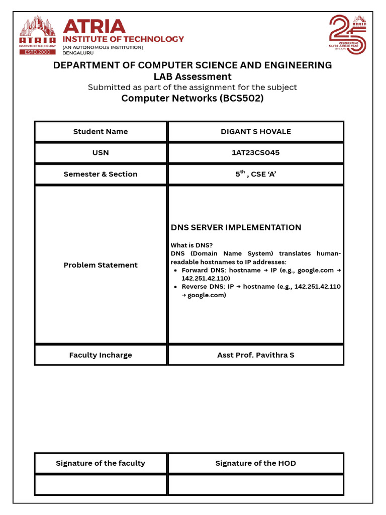DNS Server Implementation Guide | PDF