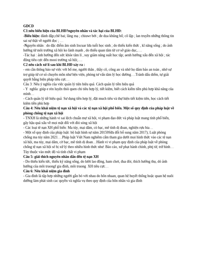 GDCD | PDF