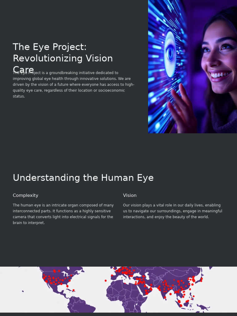 The Eye Project Revolutionizing Vision Care | PDF | Visual Impairment | Eye