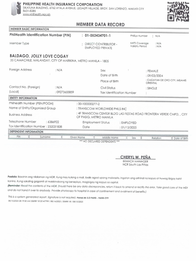 Philhealth Updated | PDF