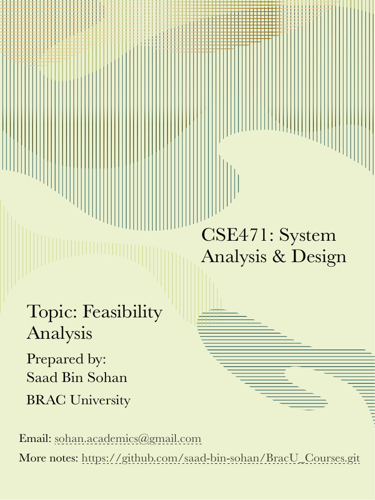Feasibility Analysis in System Design | PDF