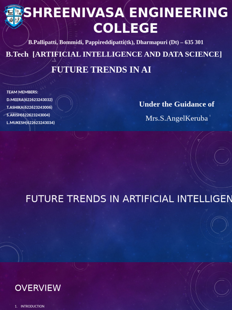 Future Trends in Artificial Intelligence | PDF | Artificial ...