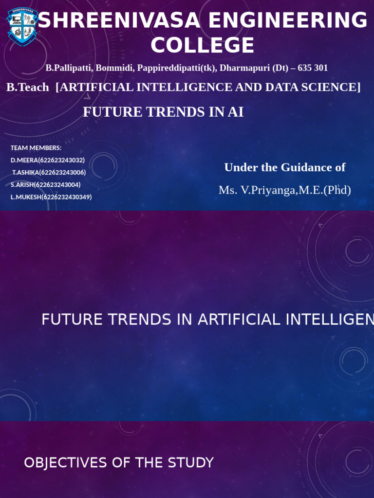 Future Trends in AI Presentation | PDF